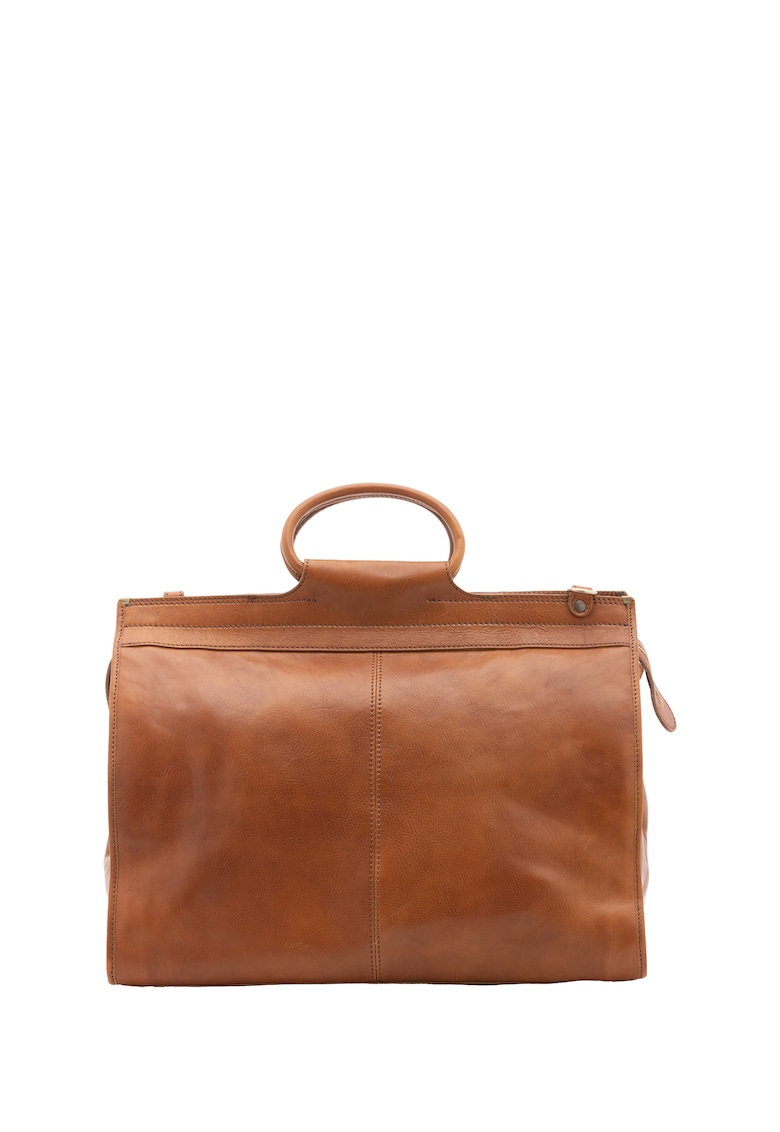 Geanta duffle unisex de piele - cu bareta detasabila - 45.8L