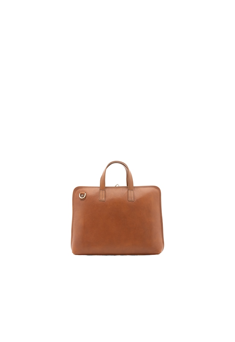 Geanta unisex de piele cu bareta de umar