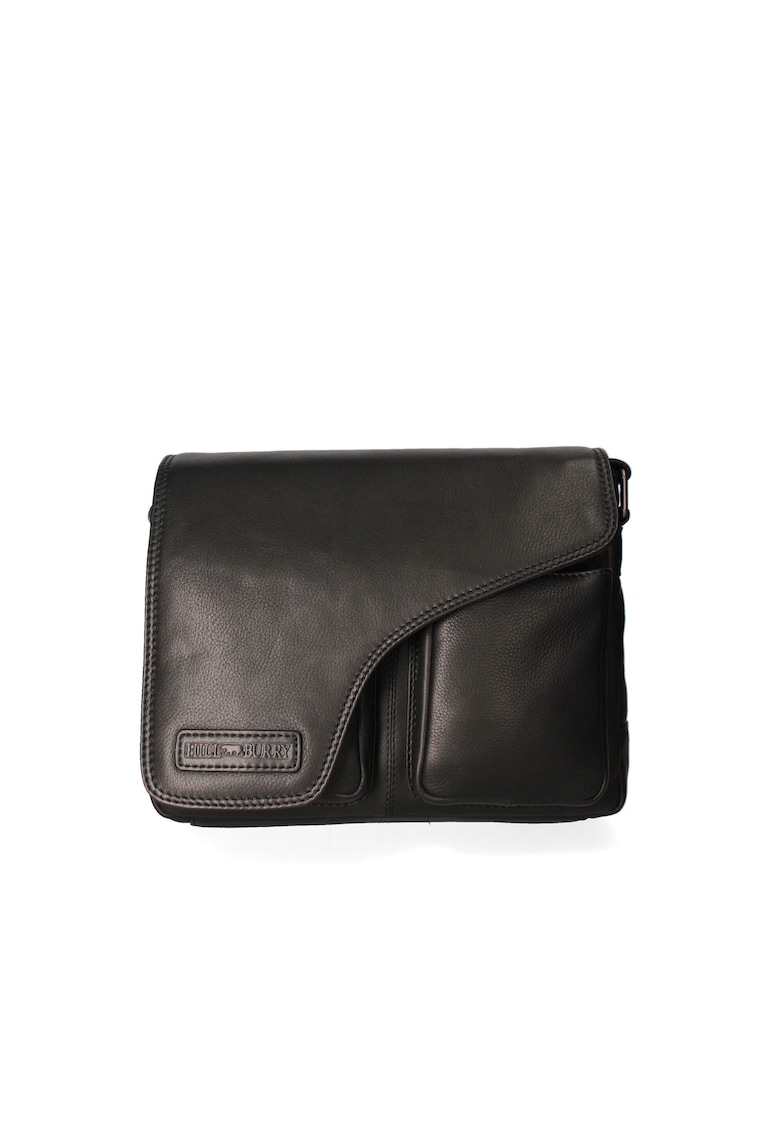 Geanta crossbody de piele cu clapa