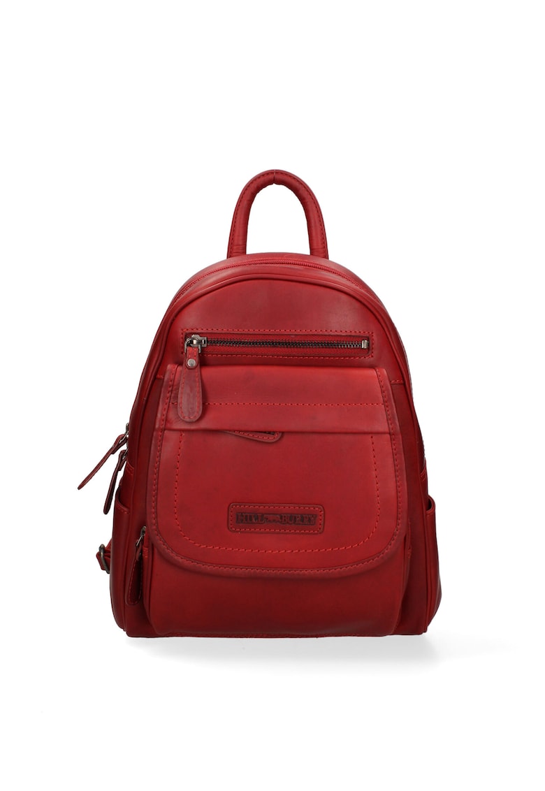 Rucsac de piele cu buzunare multiple