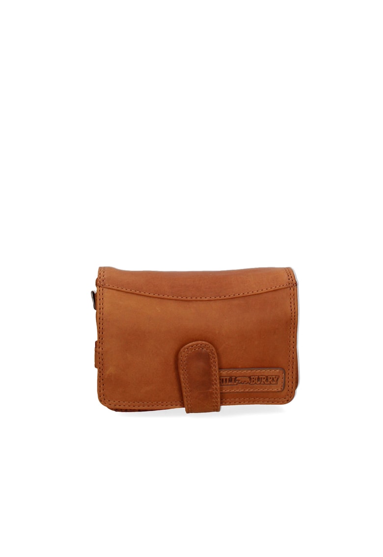 Geanta crossbody de piele cu buzunare multiple