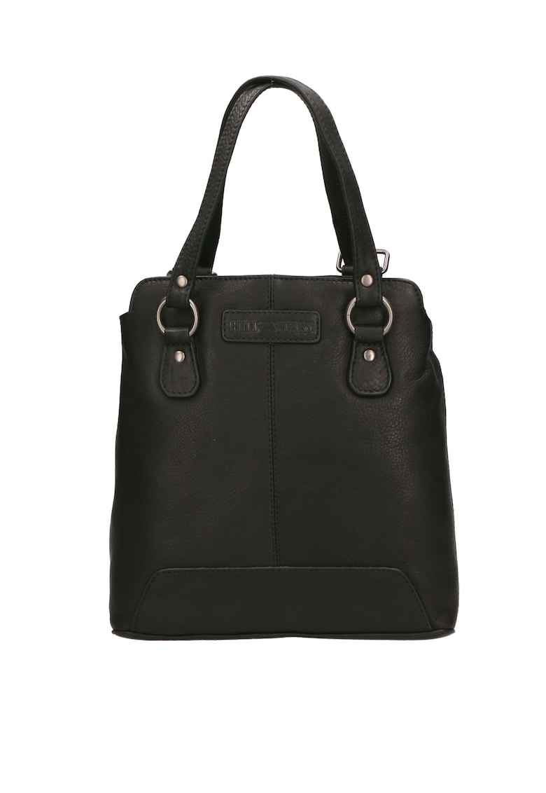 Geanta de piele cu bareta de umar - convertibila in rucsac