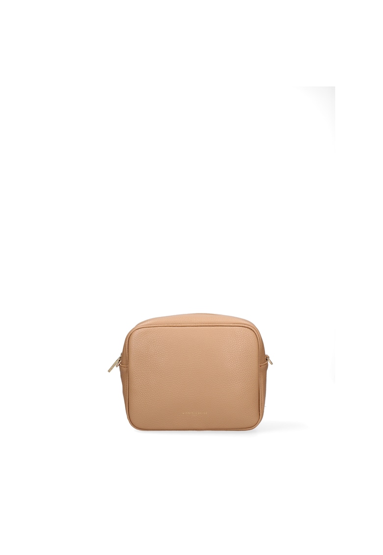 Virginia Rhine Geanta crossbody din piele cu model uni