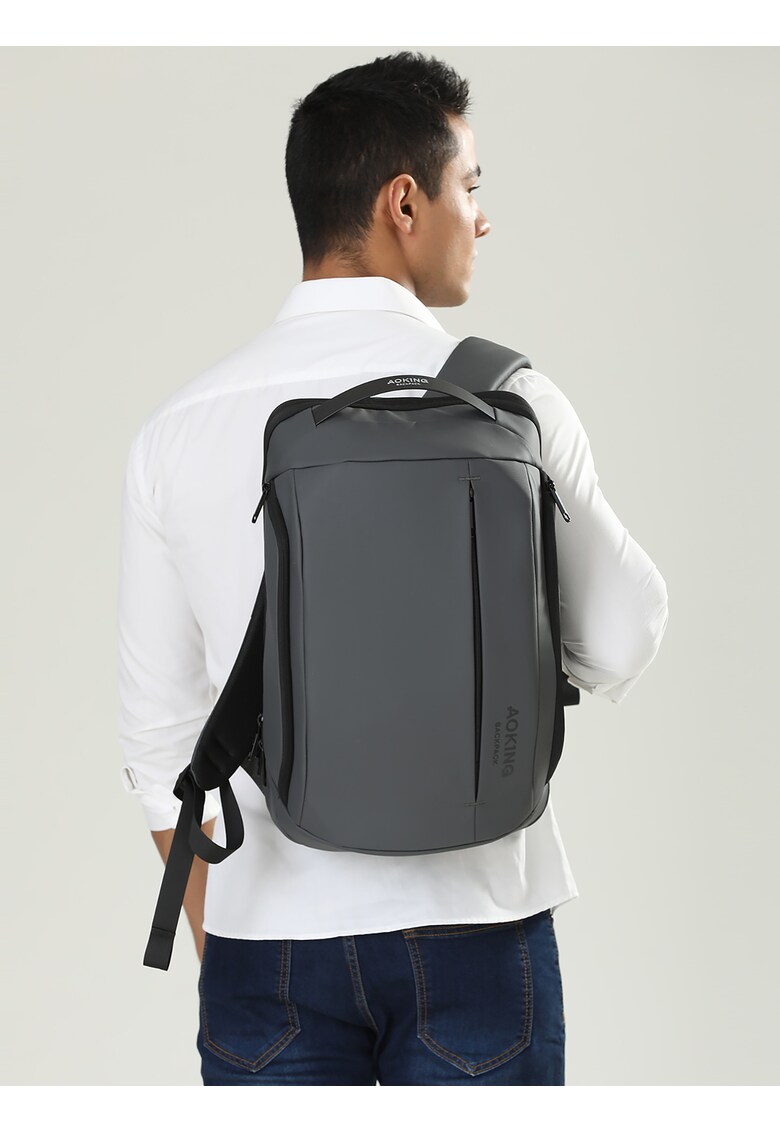 Rucsac cu buzunare multiple - Gri