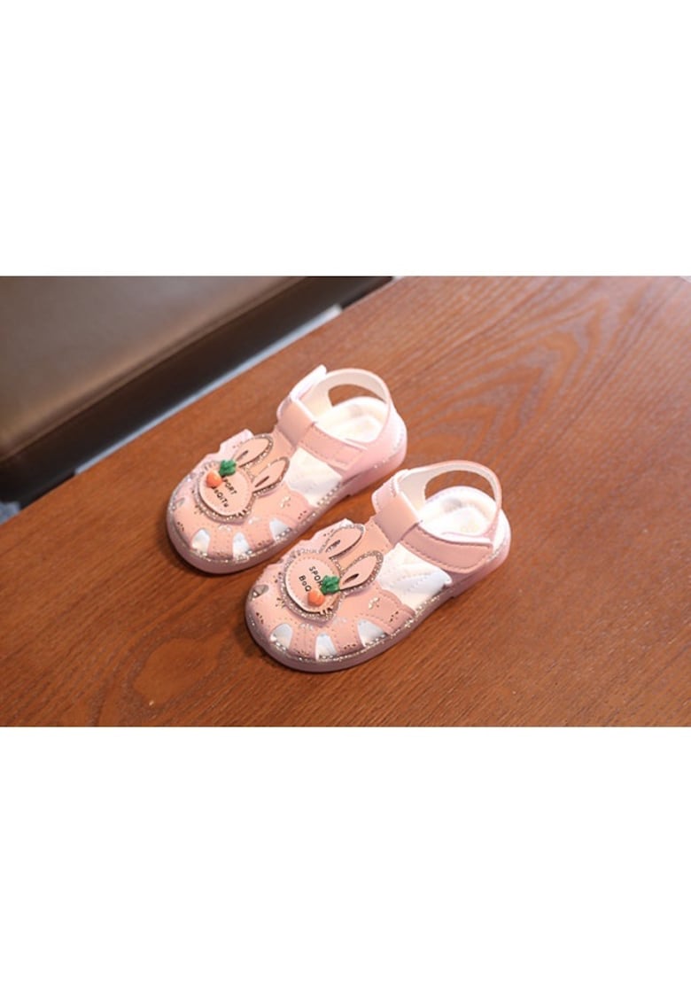 Sandale Model Carrot Bunny - Piele ecologica - Casual - Fete - Roz -