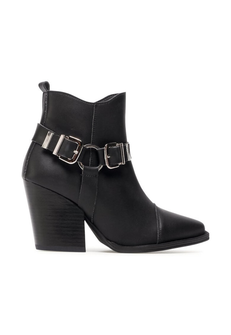 Ghete dama Piele ecologica - Negru - Negru