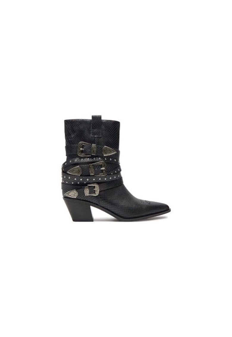 Ghete dama 305075024 - Piele ecologica - 38 EU - Negru