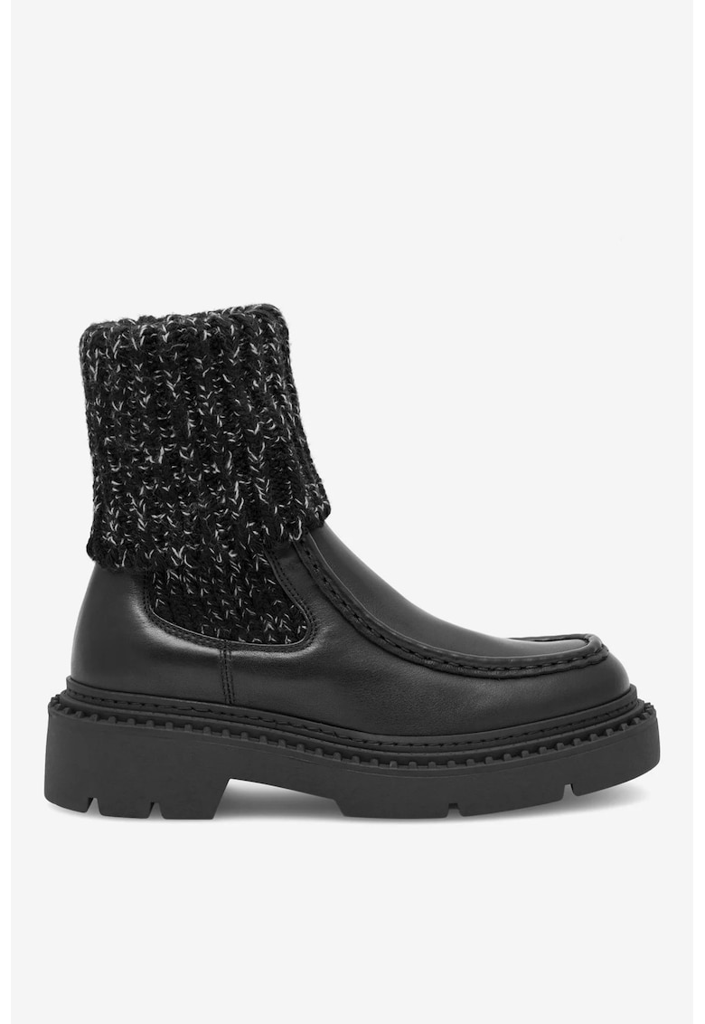 Ghete dama 5905588093442 - Piele naturala - Negru - Negru