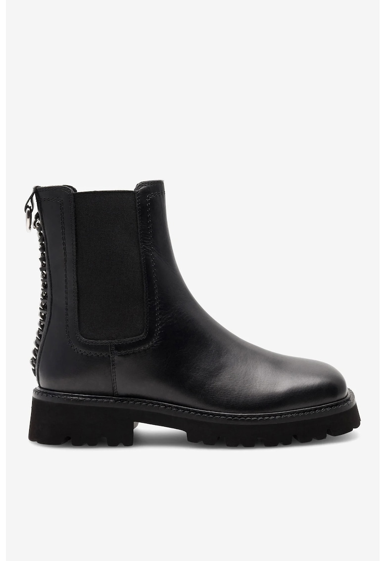 Ghete dama 5905588101123 - Piele naturala - Negru - Negru