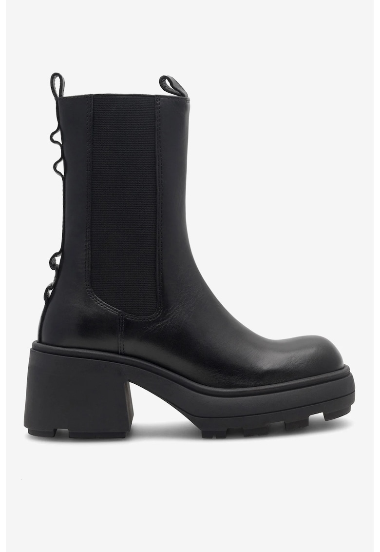Badura Ghete dama 5904862962788 - Piele naturala - Negru - Negru