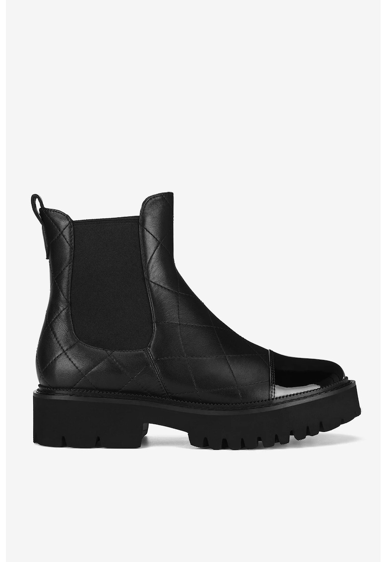 Ghete dama  5905588955917 - Piele naturala - Negru