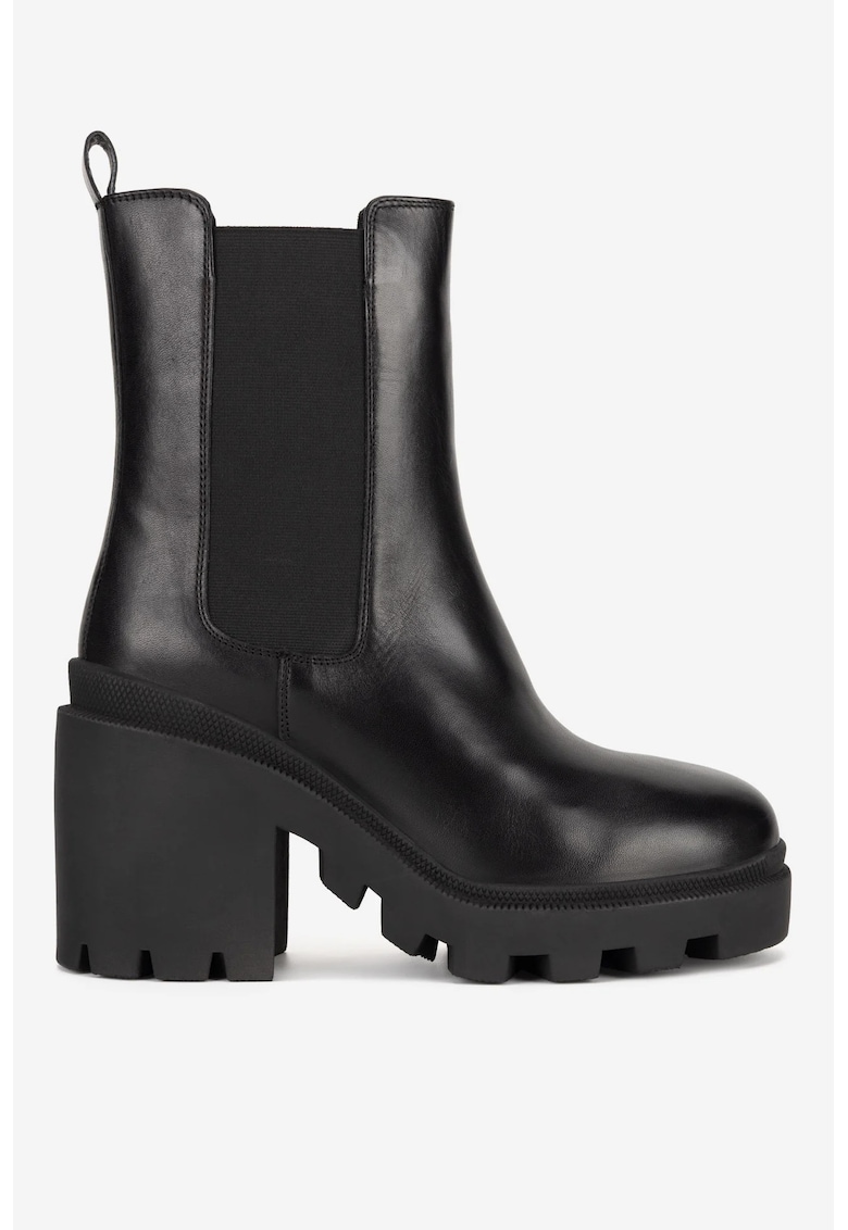 Ghete dama 5905588958871 - Piele naturala - Negru - Negru