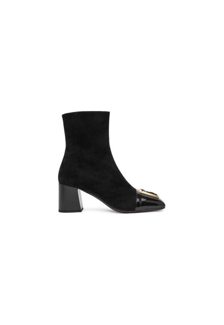 Ghete dama 305314185 - Piele naturala - 35 EU - Negru
