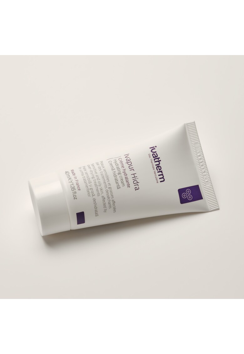 Crema hidratanta Ivapur Hidra - pentru piele acneica - deshidratata - fragilizata de tratamentele anti-acnee - 40 ml