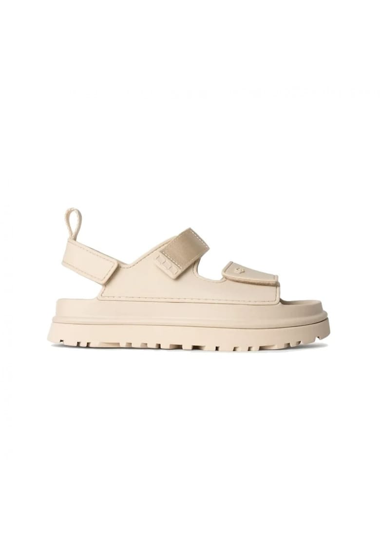 Sandale dama - casual - poliuretan - bej
