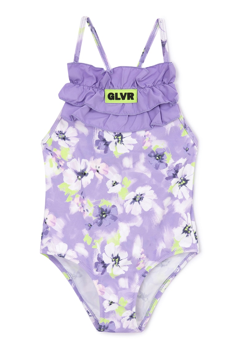 Costum de baie intreg cu volane