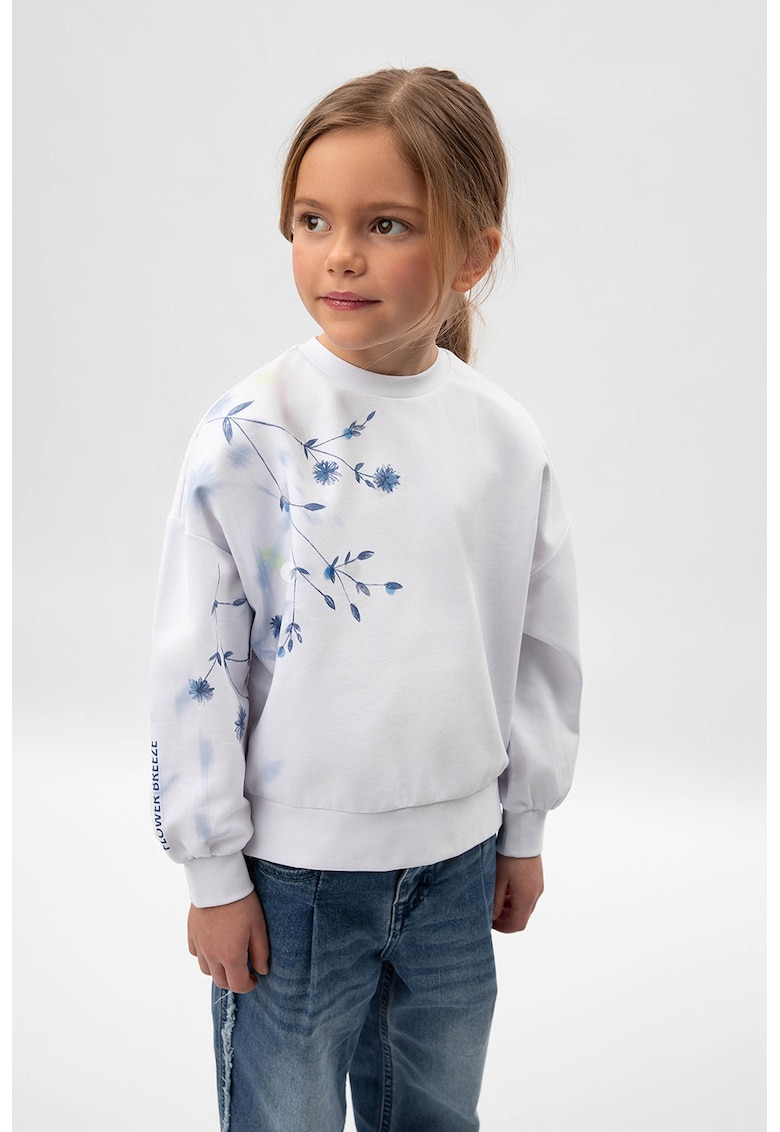 Bluza de trening cu imprimeu floral