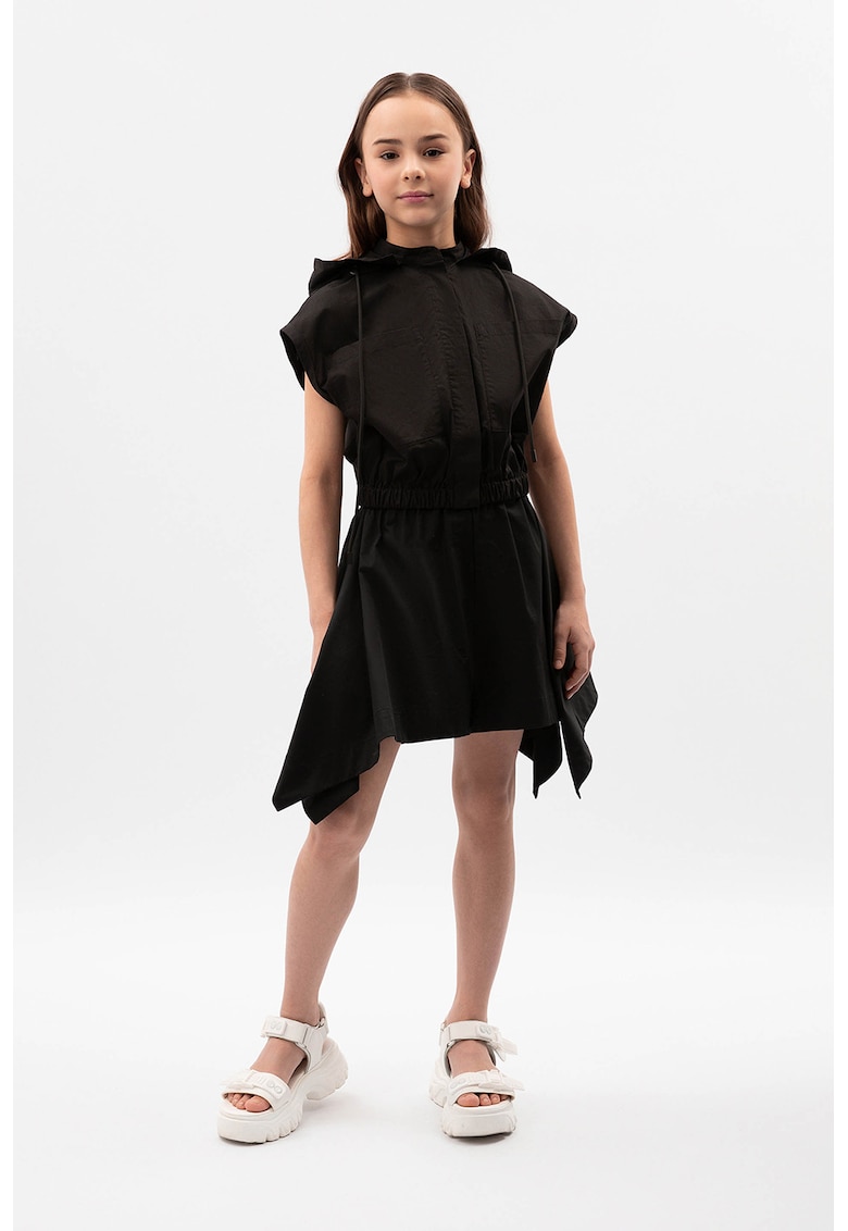 Pantaloni scurti cu volane supradimensionate