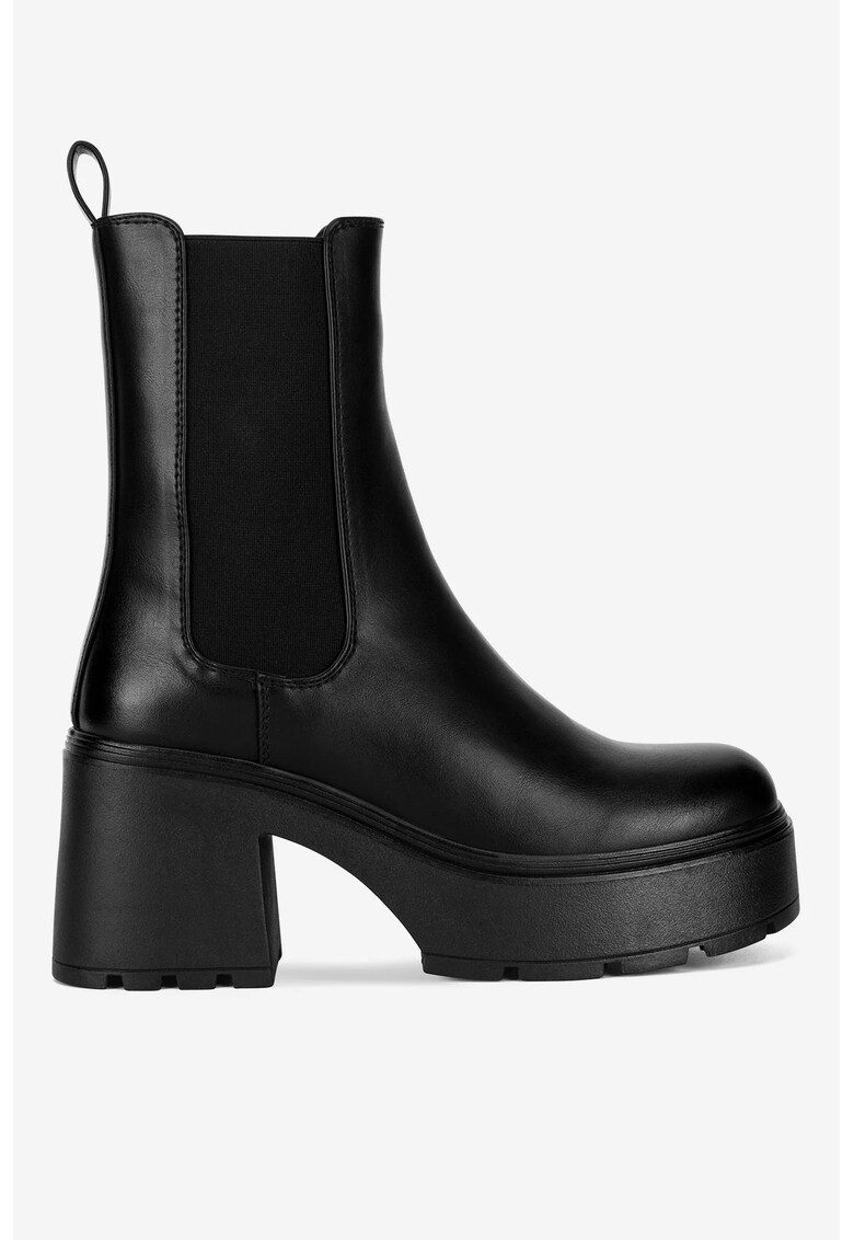 Ghete dama 5905588865971 - Sintetic - Negru - Negru