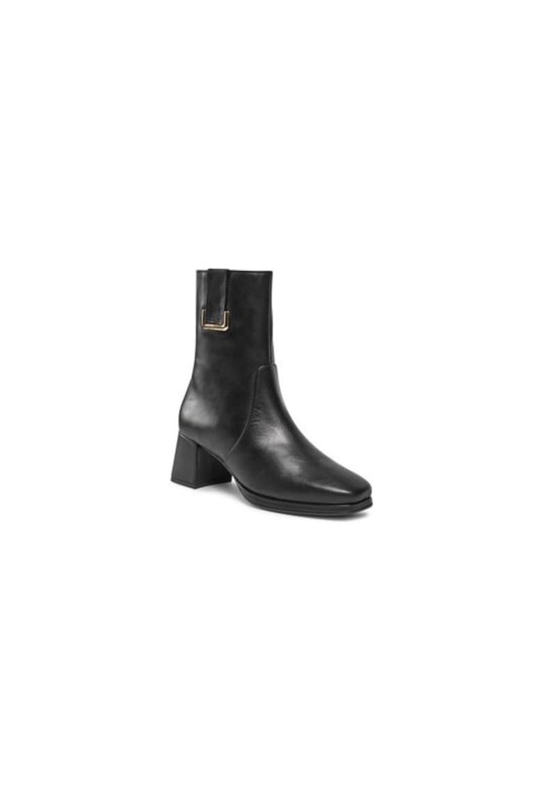 Ghete dama 303183868 - Piele naturala - Negru - Negru