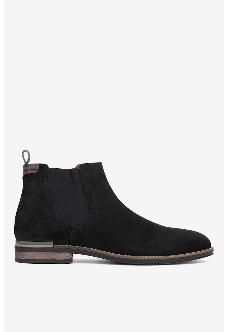 Ghete barbati 5905588942788 - Piele nabuc - Negru - Negru