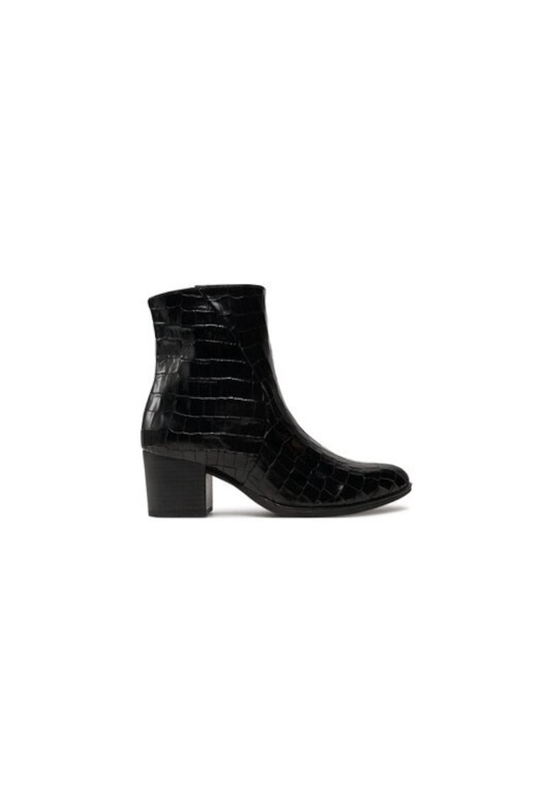 Ghete dama  304338649 - Piele naturala - Negru