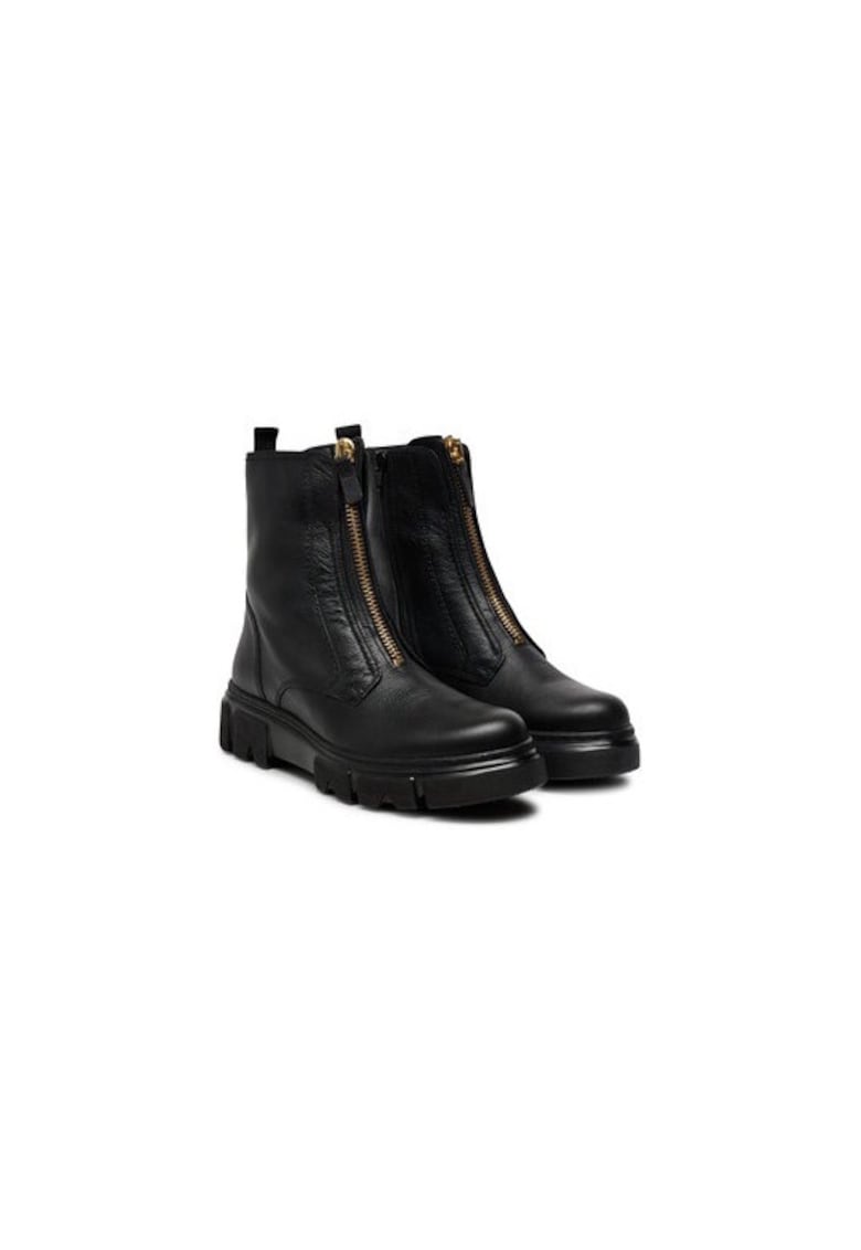 Ghete dama  304338458 - Piele naturala - Negru