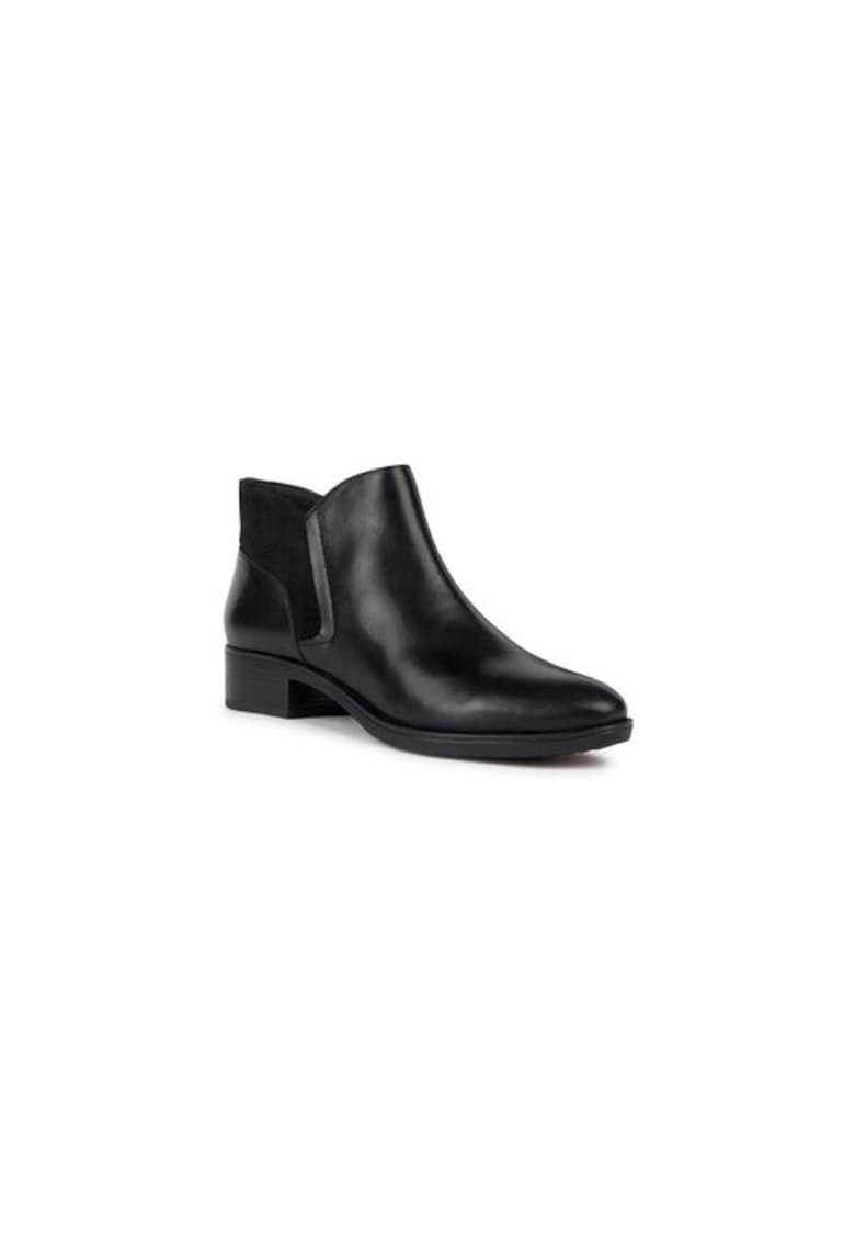 Ghete dama 302555581 - Piele naturala - Negru - Negru
