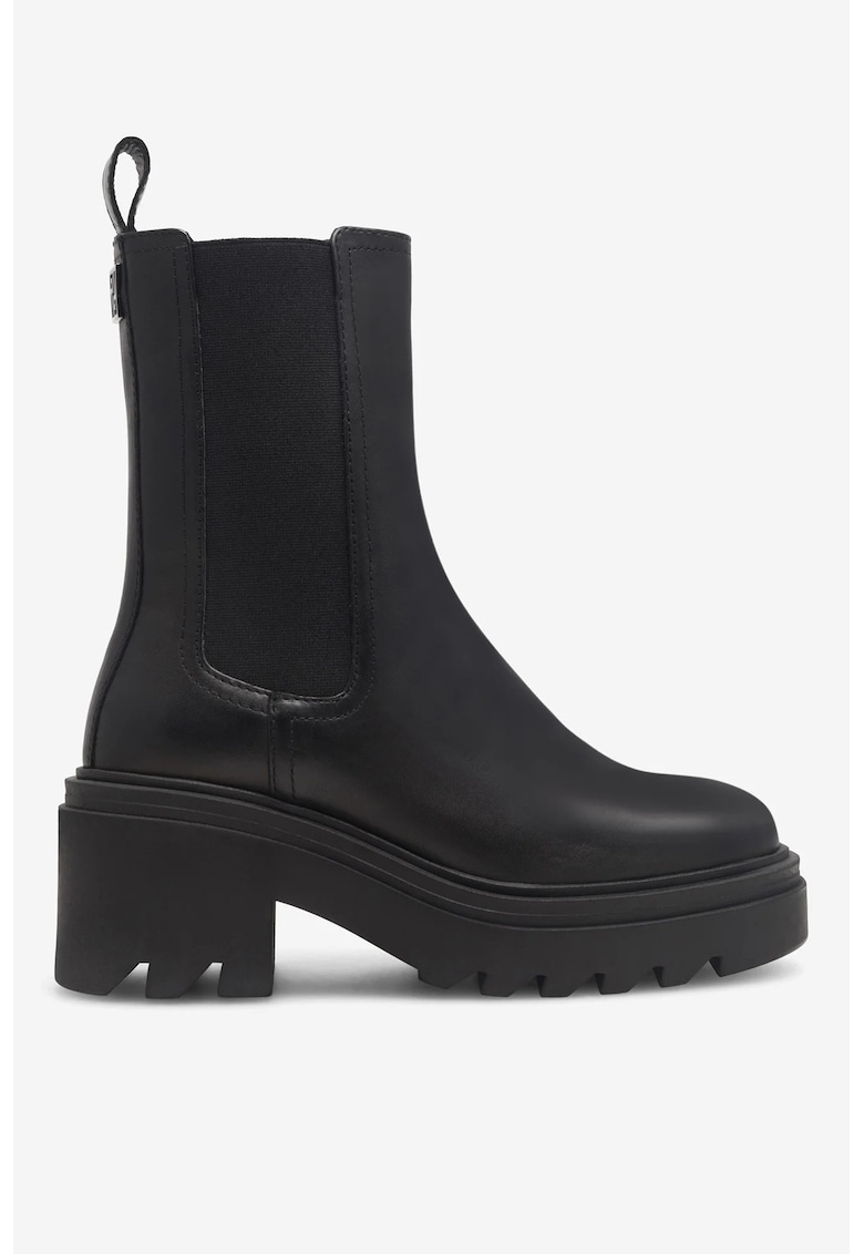 Ghete dama 5903419555749 - Piele naturala - Negru - Negru