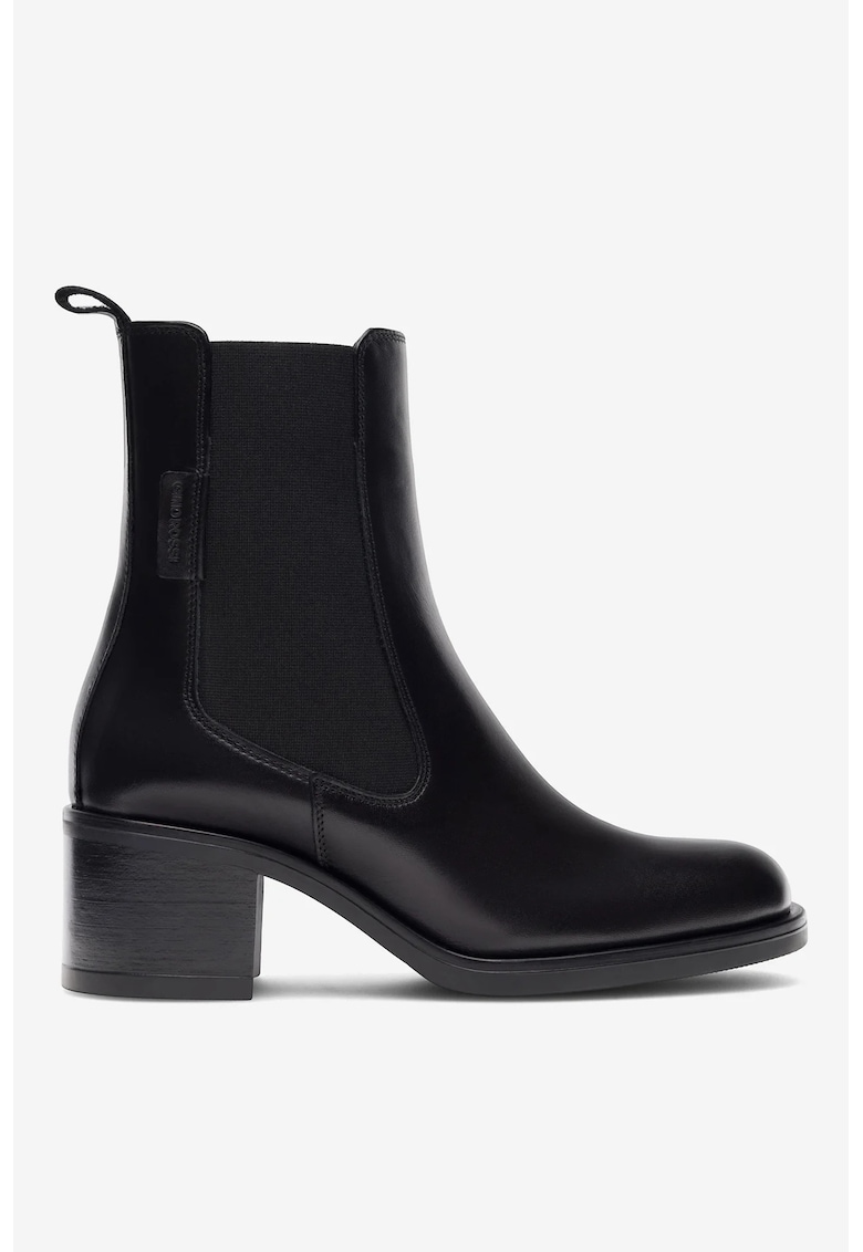 Ghete dama 5905588143055 - Piele naturala - Negru - Negru