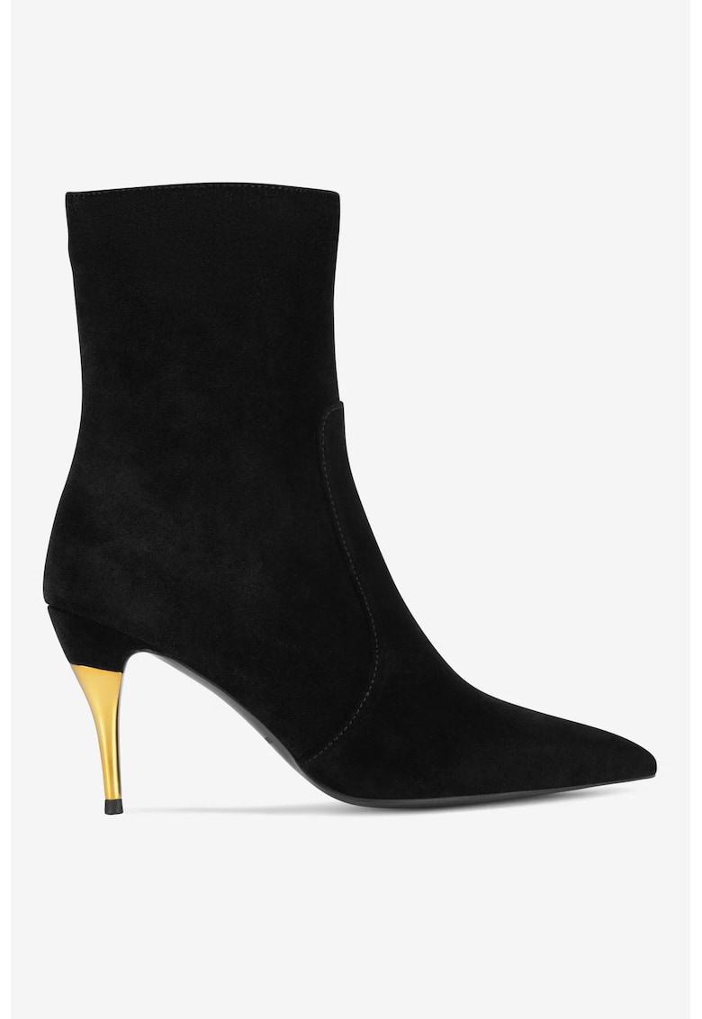 Ghete dama 5905588828662 - Piele intoarsa - Negru