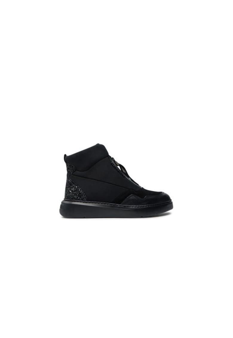 Ghete dama 304400582 - Piele naturala - Negru - Negru