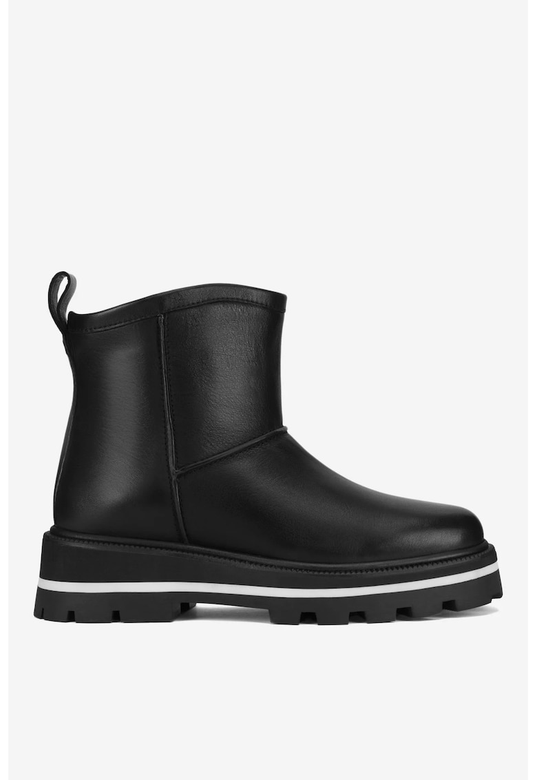 Ghete dama  5905588986478 - Piele naturala - Negru