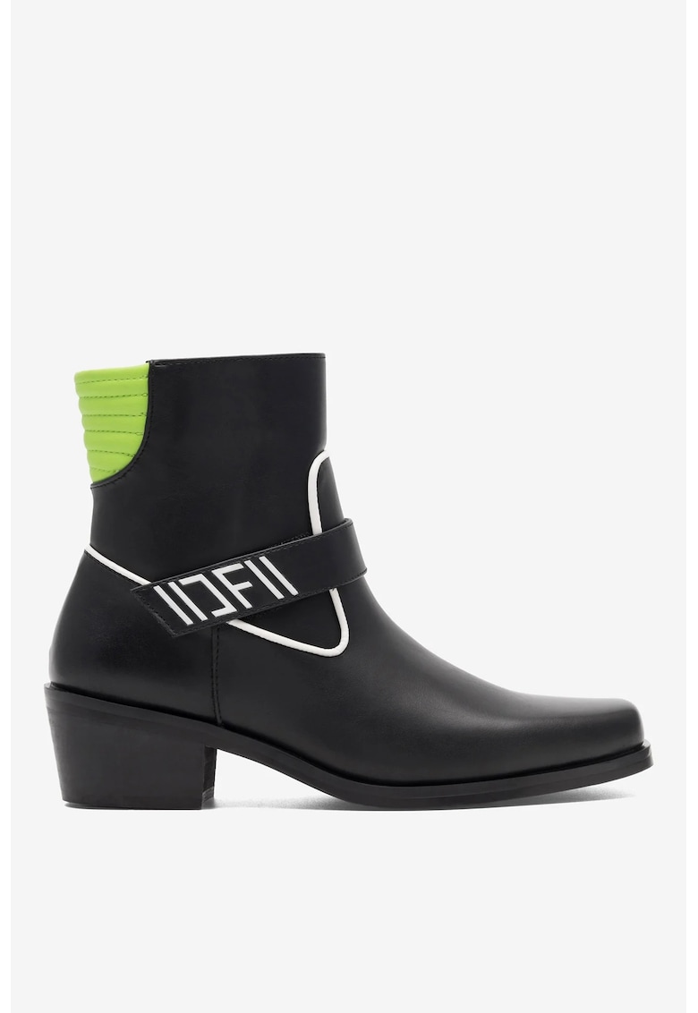 Ghete dama 5905588045007 - Sintetic - Negru - Negru