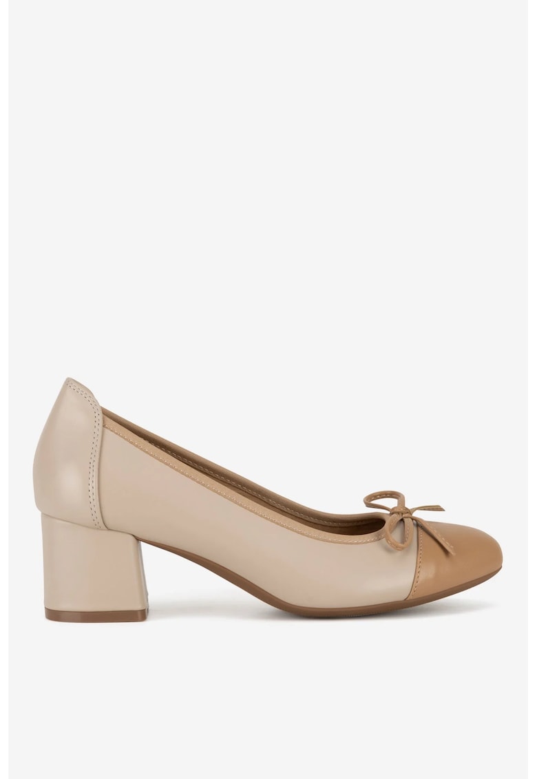 Pantofi dama 5903698112336 - Piele naturala - Bej - Bej