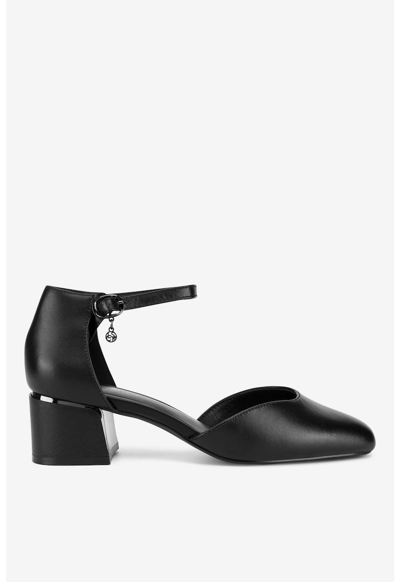 Pantofi dama 5903698097244 - Piele naturala - Negru - Negru