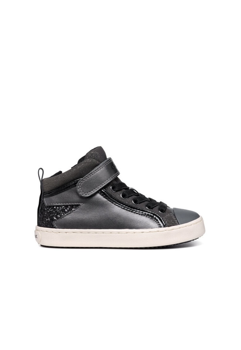 Geox Pantofi sport fete 304070556 - Piele ecologica - Gri - Gri