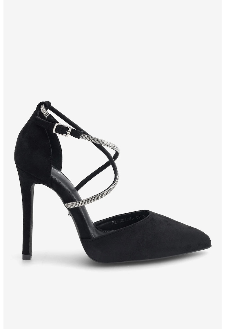 Pantofi dama 5904862970455 - Textil - Negru - Negru