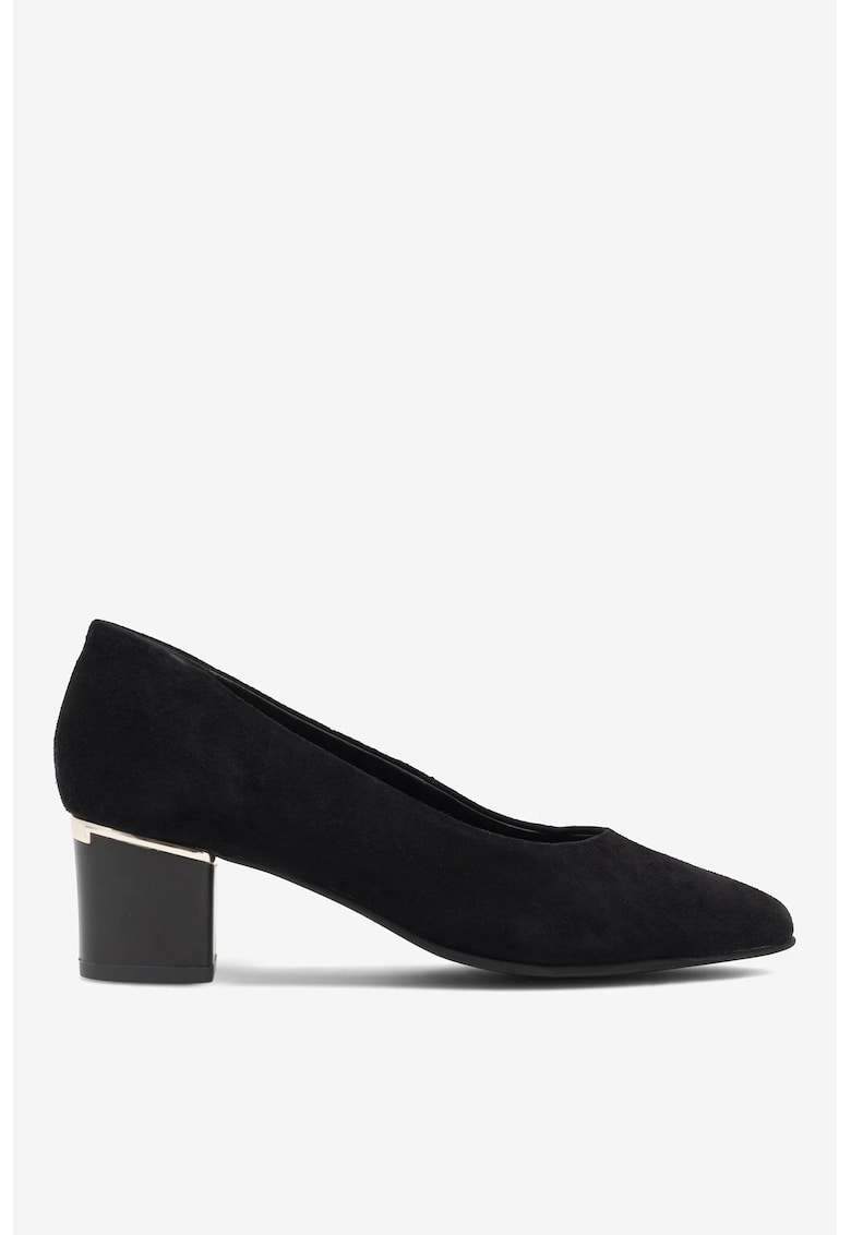 Pantofi dama 5905588051534 - Piele naturala - Negru - Negru