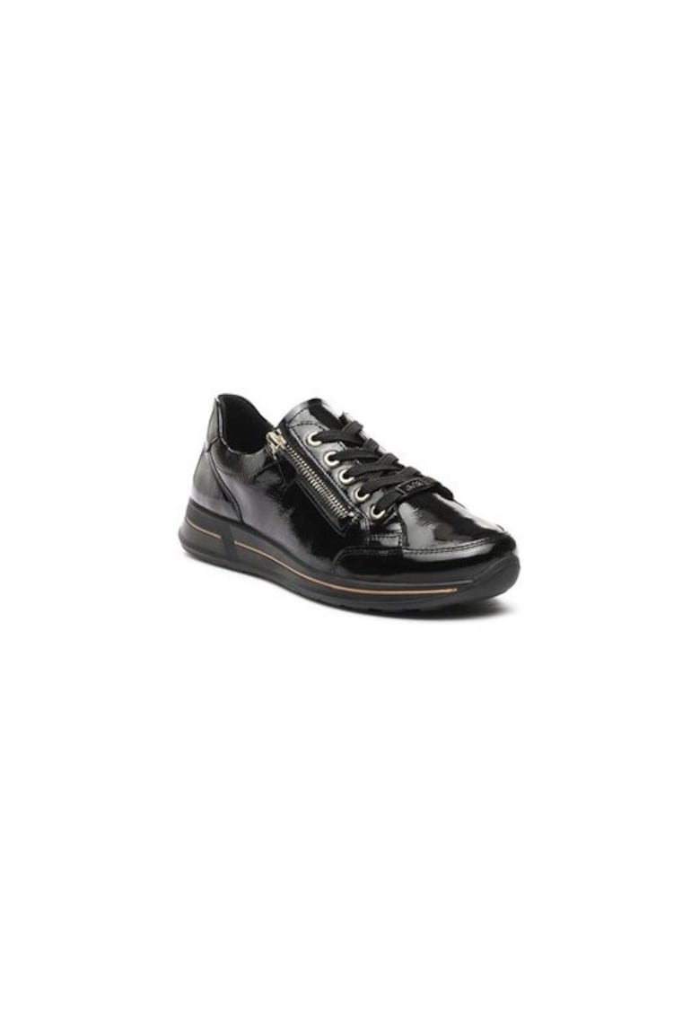 Pantofi sport dama 303058715 - Piele naturala - Negru - Negru