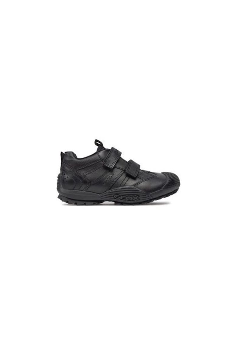 Pantofi sport baieti 206976994 - Piele naturala - Negru - Negru