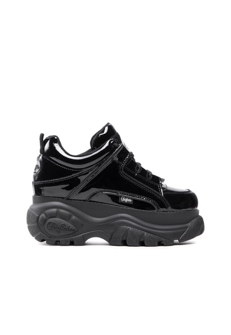 Pantofi sport dama 208188326 - Piele naturala - Negru - Negru