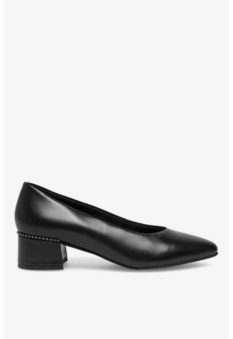 Pantofi dama 5905588402992 - Piele naturala - Negru - Negru