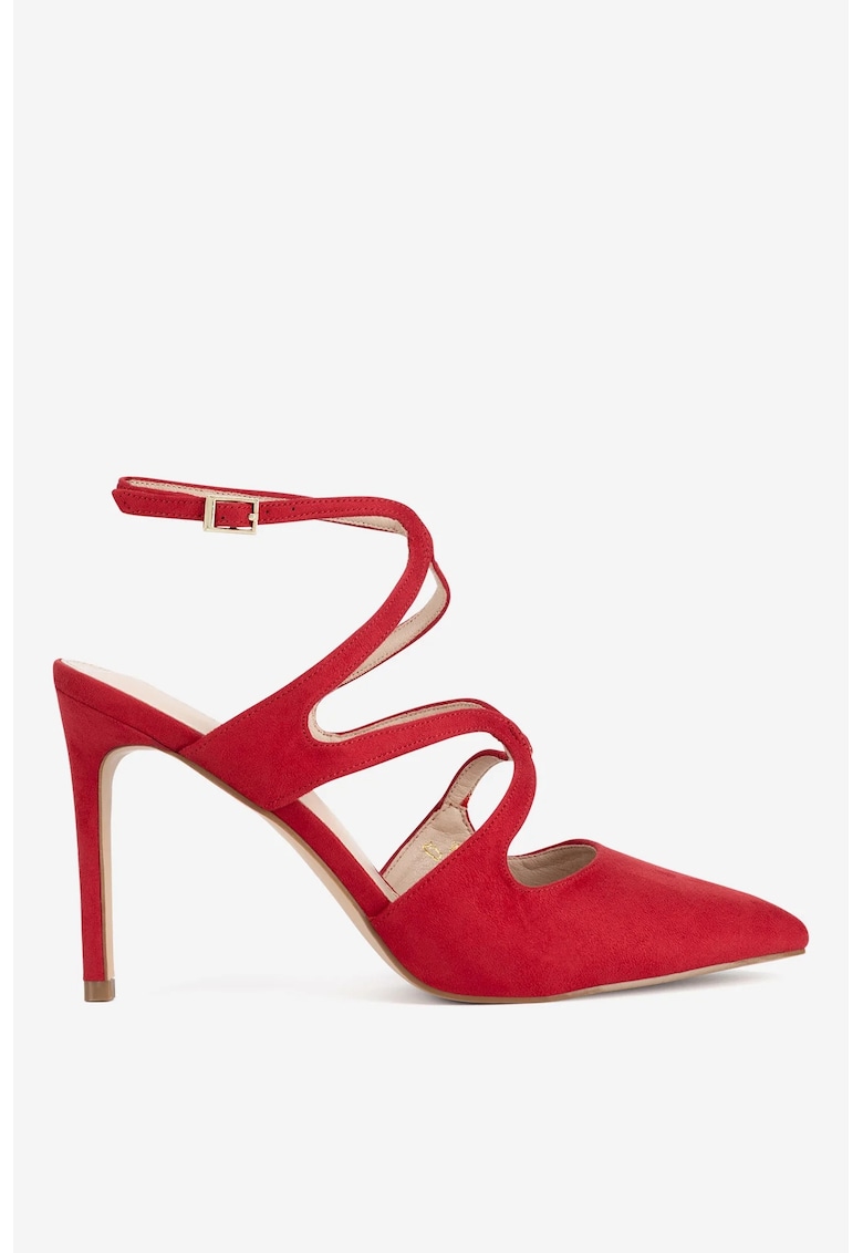 Pantofi dama 5905588714729 - Textil - Rosu - Rosu - DeeZee - imagine 1