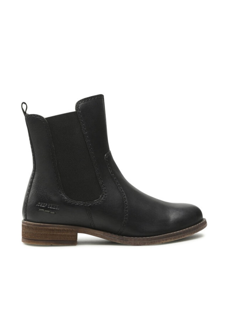 Ghete dama 300932605 - Piele naturala - Negru - Negru