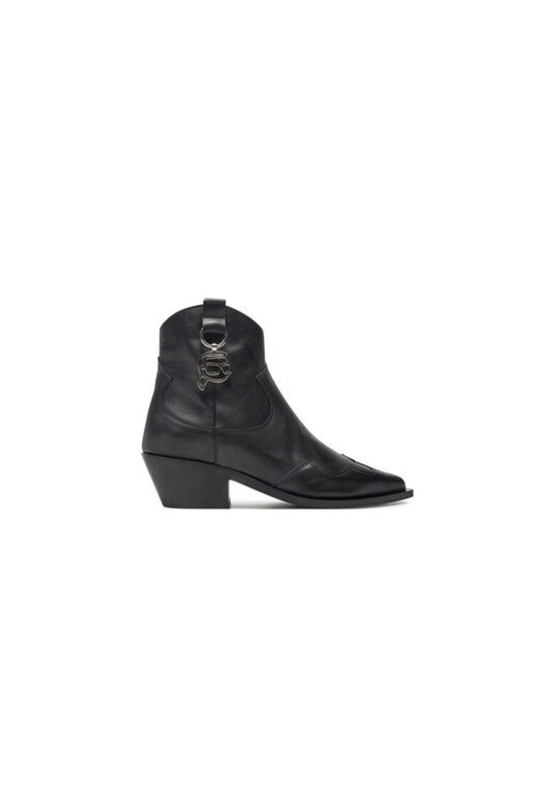 Ghete dama 305061539 - Piele naturala - Negru - Negru