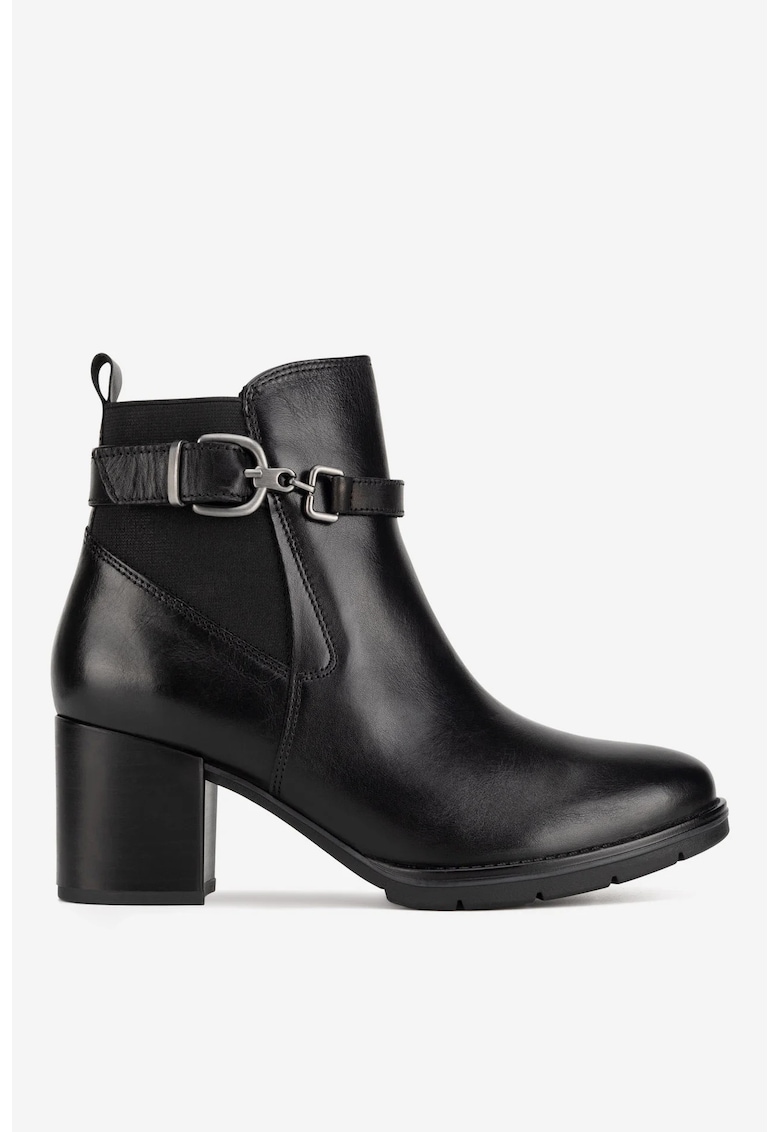 Ghete dama 5903419293115 - Piele naturala - Negru - Negru