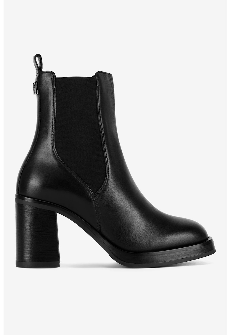 Ghete dama 5903419397066 - Piele naturala - Negru - Negru