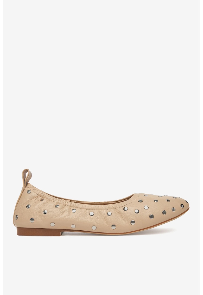 Balerini 5903698297040 - Piele naturala - Bej Balerini 5903698297040 - Piele naturala - Bej