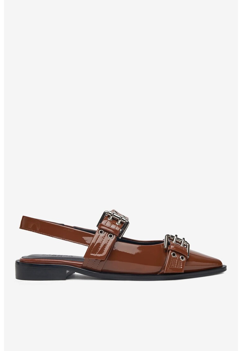 Balerini 5903698586250 - Piele naturala - Maro - Maro